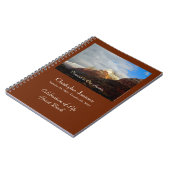 お祝いオブライフゲストブックマウンテンズクラウド ノートブック (左側)