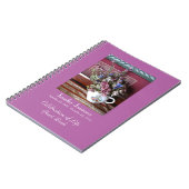 お祝いオブライフゲストブックヴィンテージティーポット ノートブック (左側)