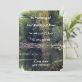 お祝いオブライフサービスレイクポンドパークダックス 招待状 (スタンド正面)