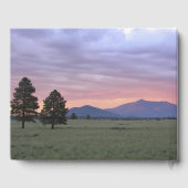 お祝いオブライフストミープレーリーサンセットカスタム ゲストブック (裏面)