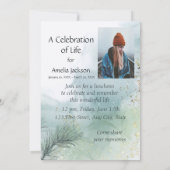 お祝いオブライフバーンフクロウ 招待状 (裏面)