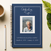 お祝いオブライフ写真テンプレートゲストブック ノートブック