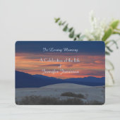 お祝いオブライフ招待状サンセットアットデュネス 招待状 (スタンド正面)