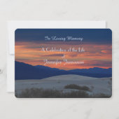 お祝いオブライフ招待状サンセットアットデュネス 招待状 (正面)