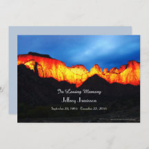 お祝いオブライフ招待状サン白熱［赤熱］光を放つライズ