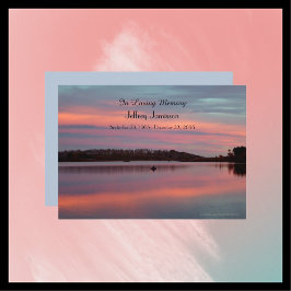 お祝いオブ・ライフ招待状サンセットフィッシャーマン 招待状