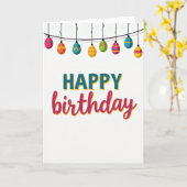 お祝いオーブ 誕生日カード カード (黄色い花)