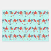 お祝いカクテルデザイン ラッピングペーパーシート (正面3)