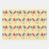 お祝いカクテルデザイン ラッピングペーパーシート (正面2)