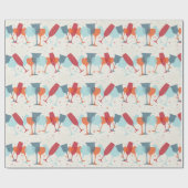 お祝いカクテルデザイン ラッピングペーパー (フラット)