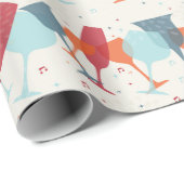 お祝いカクテルデザイン ラッピングペーパー (ロールコーナー)