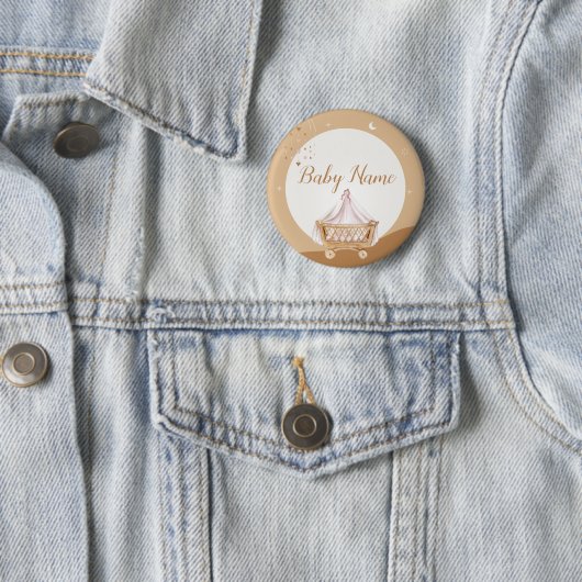 お祝いカスタムボタン赤ちゃんシャワーの好意 缶バッジ (インサイチュ)