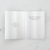 お祝いカードになる美しい花嫁。 カード (内部)