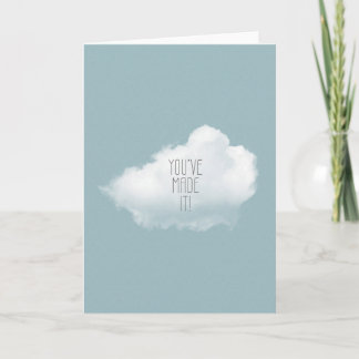 お祝いカードを作った カード