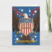 お祝いカードを依託している空軍 カード (正面)