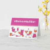 お祝いカード カード (黄色い花)