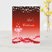 お祝いカード カード (黄色い花)