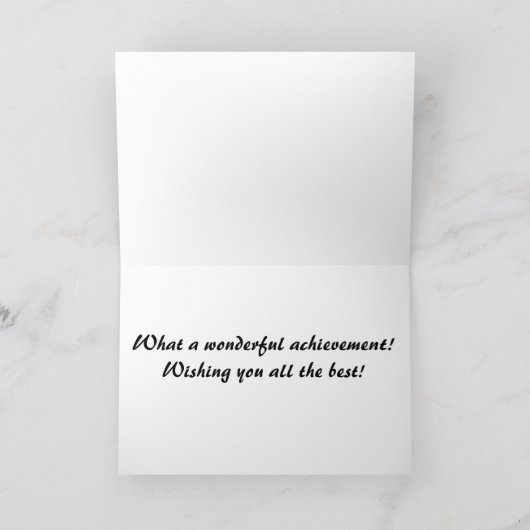 お祝いカード カード (内部)