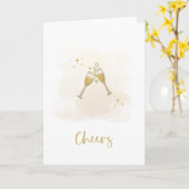 お祝いカード カード (黄色い花)