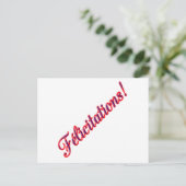 お祝いカード ポストカード (スタンド正面)