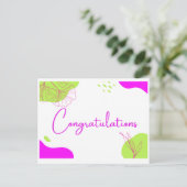 お祝いカード ポストカード (スタンド正面)