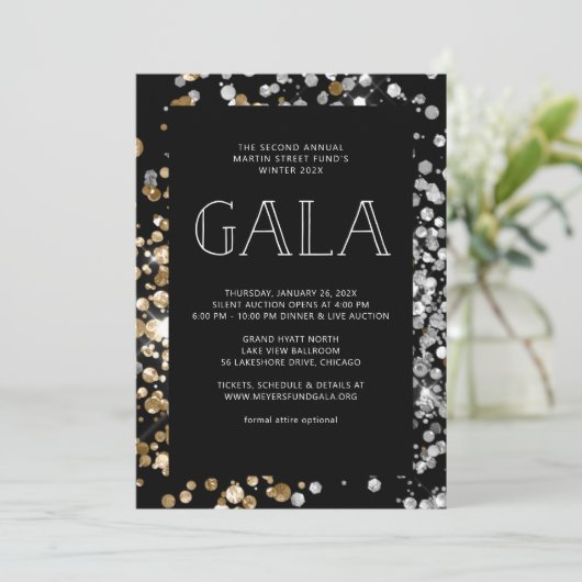 お祝いガラ招待状 招待状 (スタンド正面)