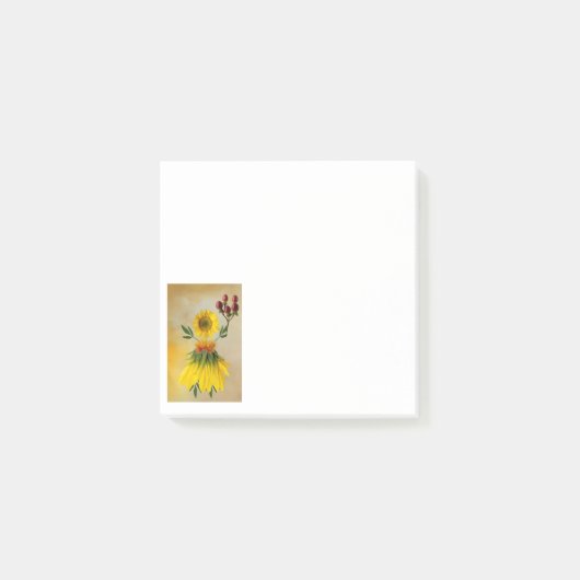 お祝いガールポストitメモ ポストイット (正面)