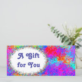 お祝いギフト券テンプレート (スタンド正面)