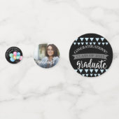 お祝いクラス2023卒業パーティーテーブル コンフェッティ (正面)