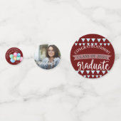 お祝いクラス2023卒業パーティーテーブルC コンフェッティ (正面)