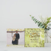 お祝いクリスマスホリデーフォトカード シーズンカード (スタンド正面)