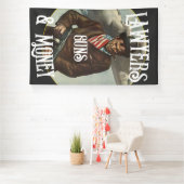 お祝いグラードクラス退職2024クルーズ船 横断幕 (インサイチュ)