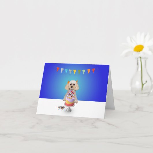 お祝いグリーティングカード（内側は空白） カード (小さな植物)