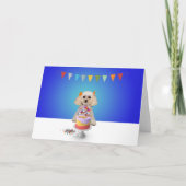 お祝いグリーティングカード（内側は空白、5x7） カード (正面)