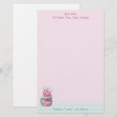 お祝いケーキ文具 便箋 (正面/裏面)