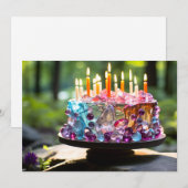 お祝いケーキ シーズンカード (正面/裏面)