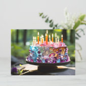 お祝いケーキ シーズンカード (スタンド正面)