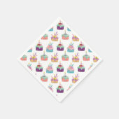 お祝いケーキ スタンダードカクテルナプキン (角)