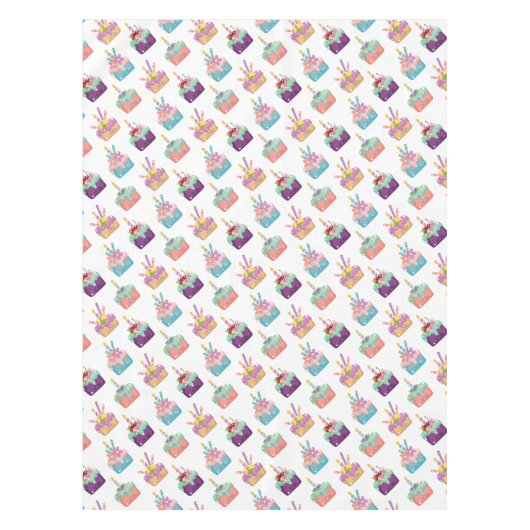 お祝いケーキ テーブルクロス (正面)