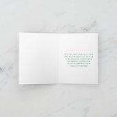 お祝いゴルフ引退サンセット カード (内部)