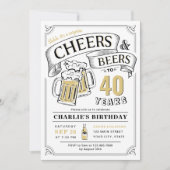 お祝いサプライズ誕生日 招待状 (正面)