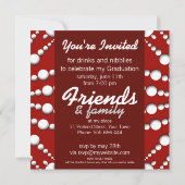 お祝いサークル卒業招待状 招待状 (裏面)