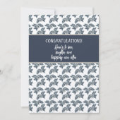 お祝いシャワ結婚ーまたはカードブルータン ノートカード (正面)