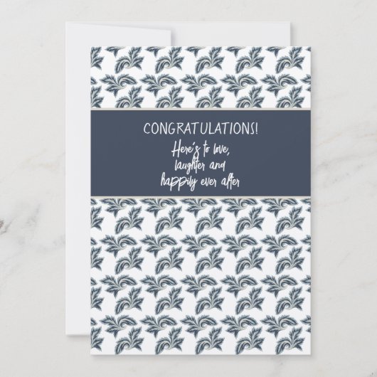 お祝いシャワ結婚ーまたはカードブルータン ノートカード (正面)