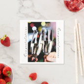 お祝いシャンパングラストースト スタンダードカクテルナプキン (インサイチュ)