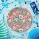 お祝いスイートデザート ペーパープレート (パーティー)