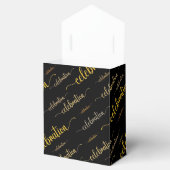 お祝いスクリプト金ゴールドパターン フェイバーボックス (オープン)