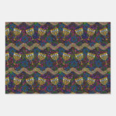 お祝いスターオブデイヴィッドラッピング紙 ラッピングペーパーシート (正面2)