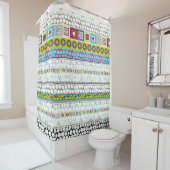 お祝いストライプ シャワーカーテン (インサイチュ)