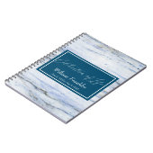 お祝いズオブライフ大理石ゲストブックスパイラル ノートブック (左側)